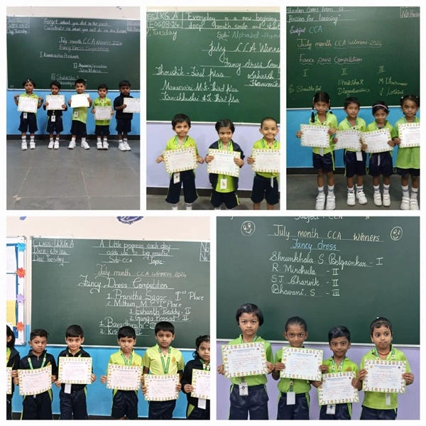 July month CCA WINNERS
